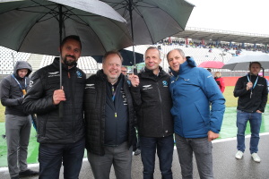 Dr. Florian Kamelger, Dr. Andy Palmer, Dr. Andreas Baenziger, Gerhard Berger