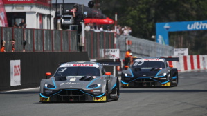 Punkte-Hattrick für den Aston Martin Vantage DTM